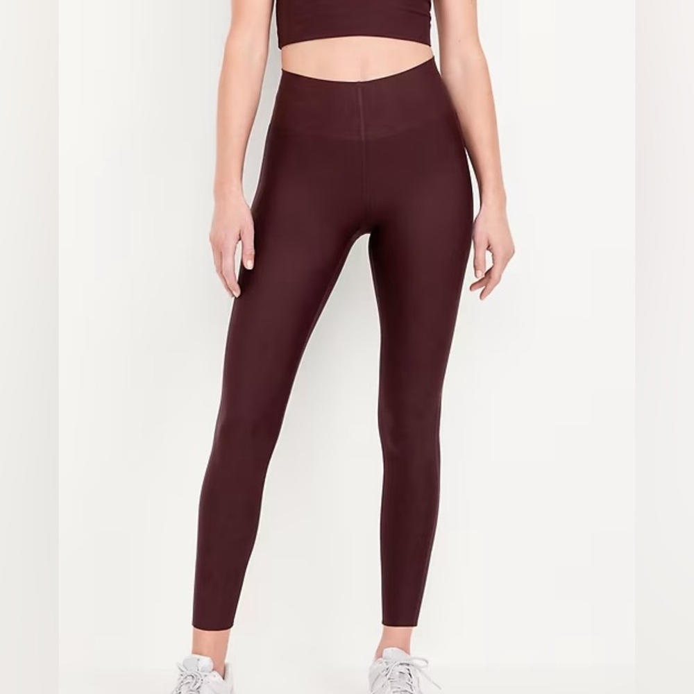 Old navy powersoft sculpt legging in boxwood nwt boxwood brown color small